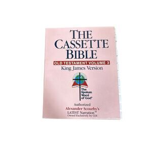 Bible on Cassette Tape Old Testament King James Version KJV Set of 12 Tapes #3